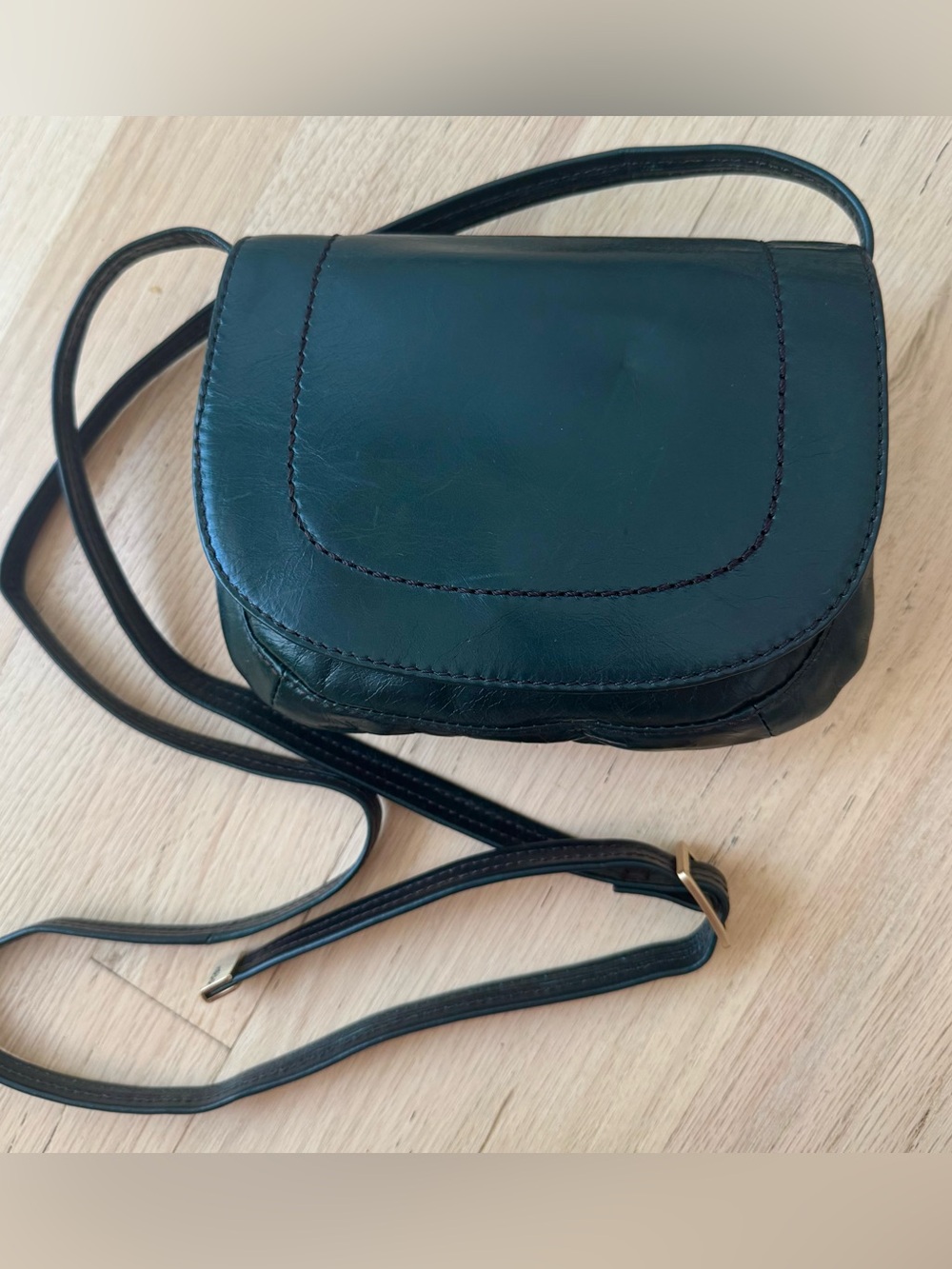 Hobo the original dark forest green mini small crossbbody